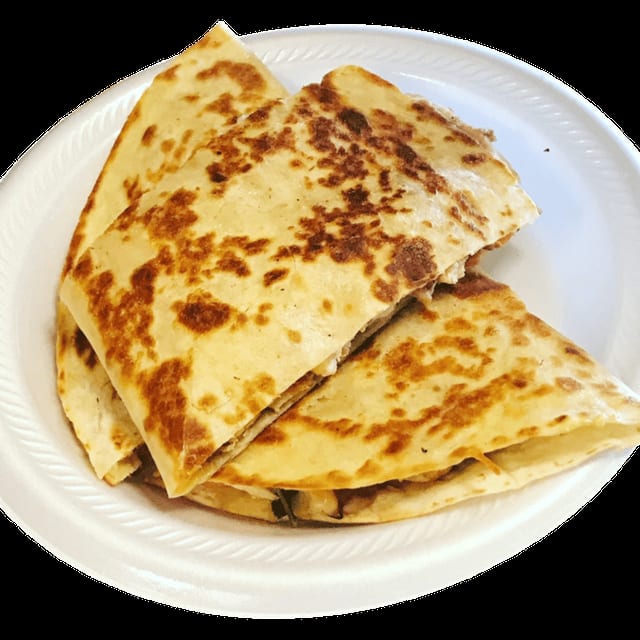 Ground Beef Quesadilla.