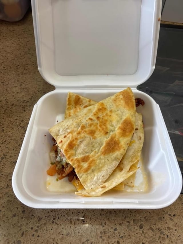 Pastor Quesadilla.