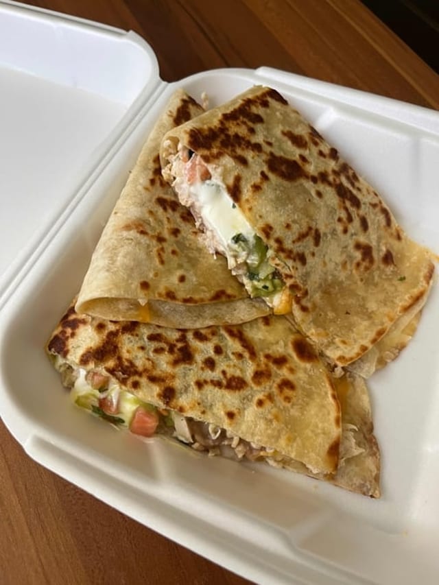 Chicken Quesadilla.