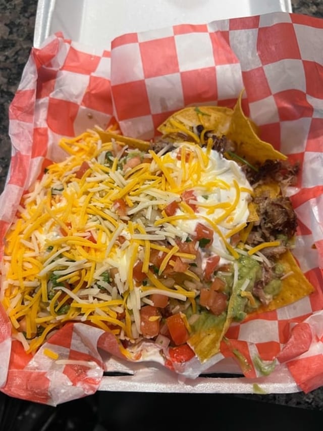 Ground Beef Nachos.