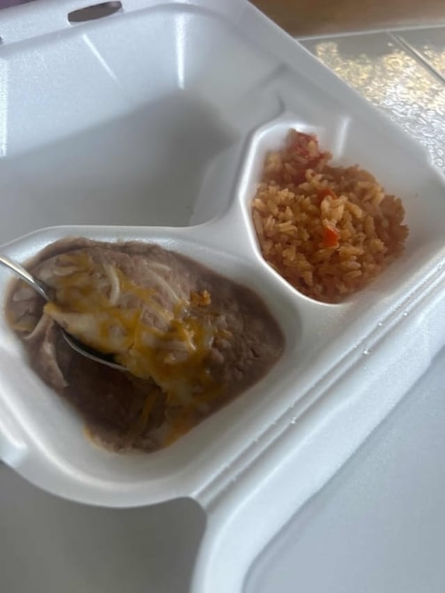 #1 Beans & Cheese Burrito Kids Meal.