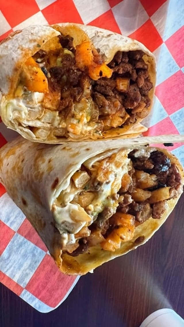Calicheeto Burrito.