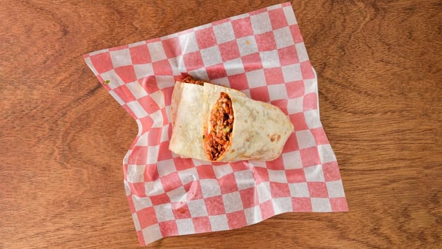 Cali Chorizo Burrito.