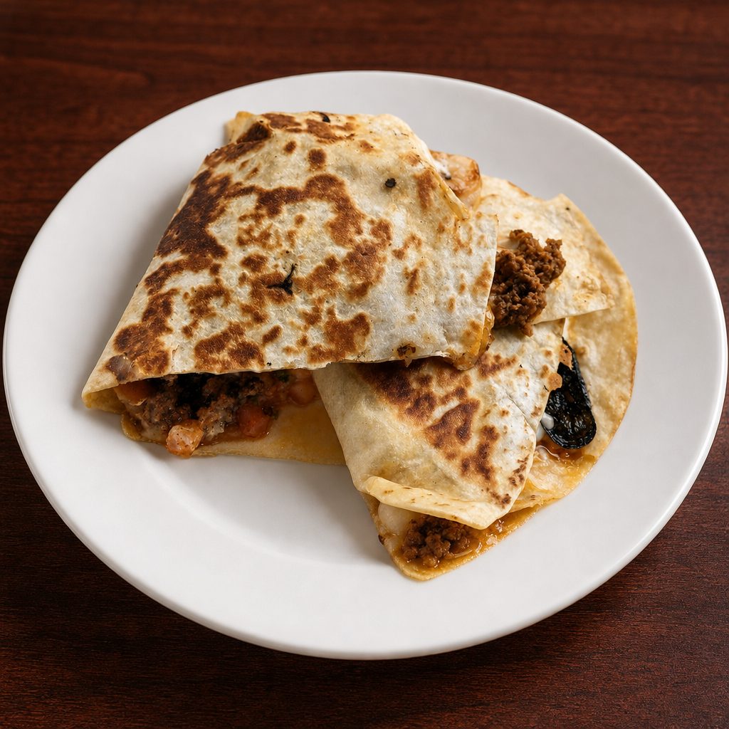 Cali Shrimp Quesadilla.
