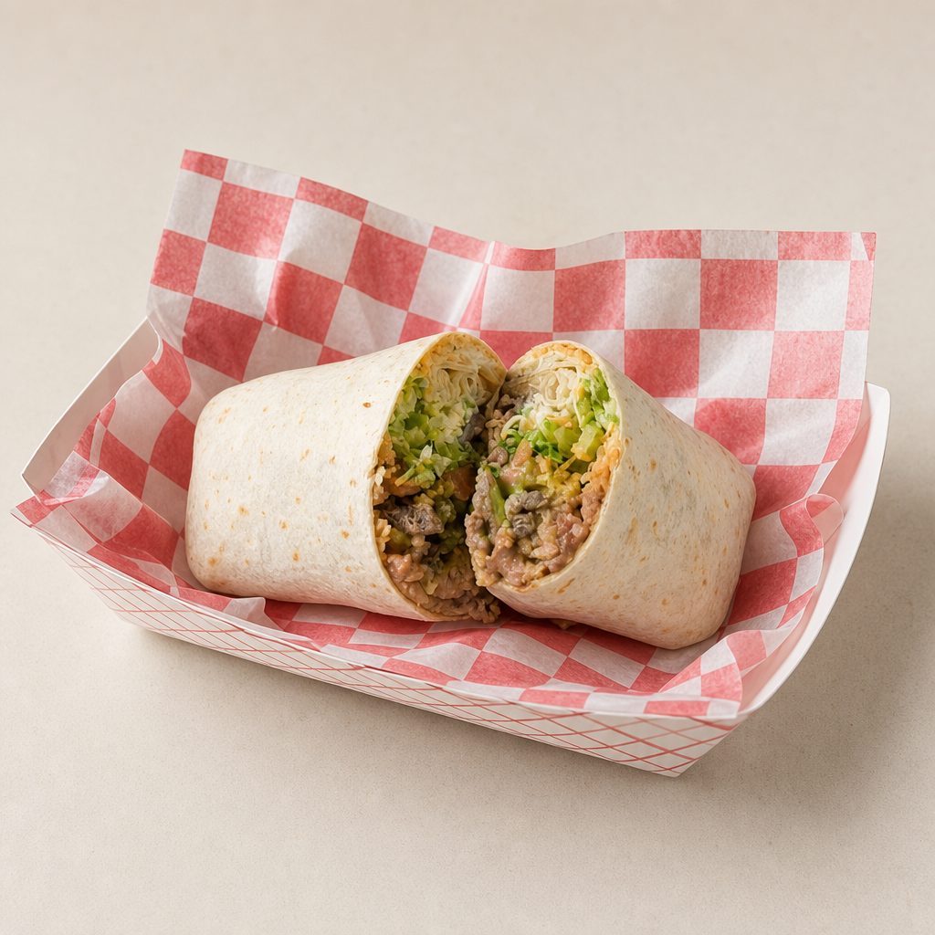 Carne Asada Burrito.