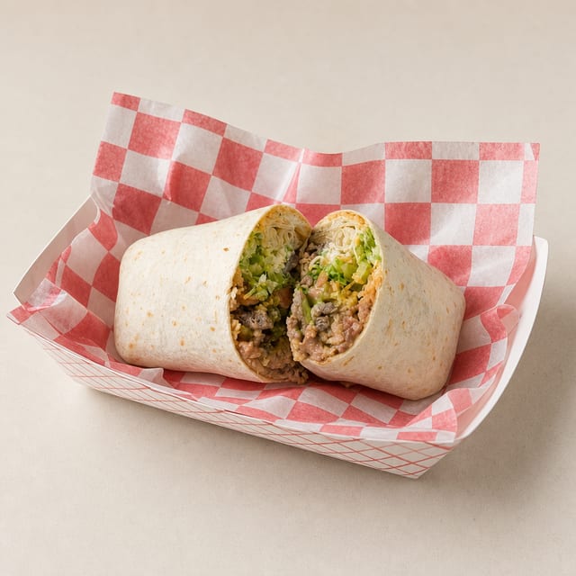 Carne Asada Burrito.