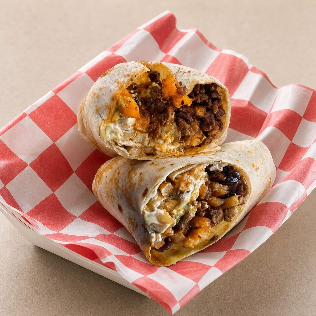 Calicheeto Burrito.