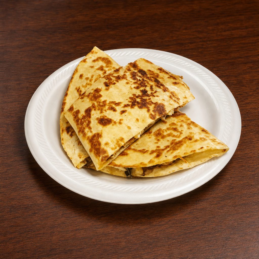 Ground Beef Quesadilla.