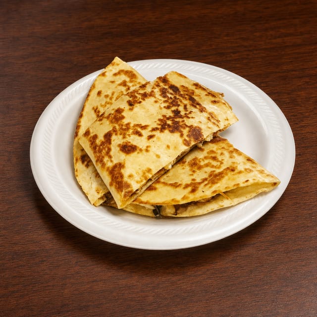 Ground Beef Quesadilla.