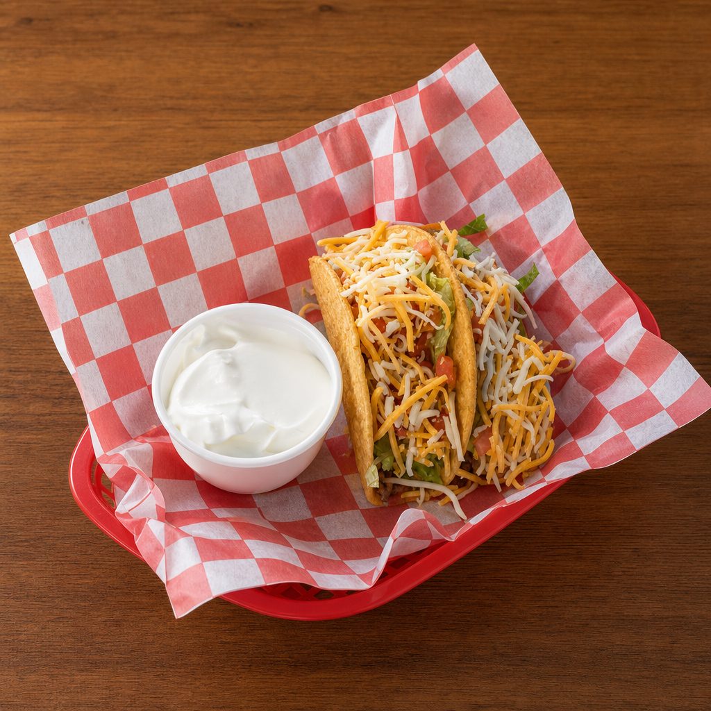 Ground Beef Taco.