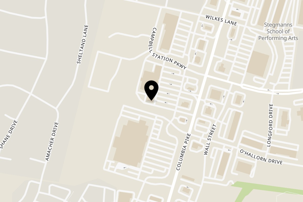 Map showing the location of Cali Burrito Mexican Grill on 4935 Main St STE 1 in Spring Hill